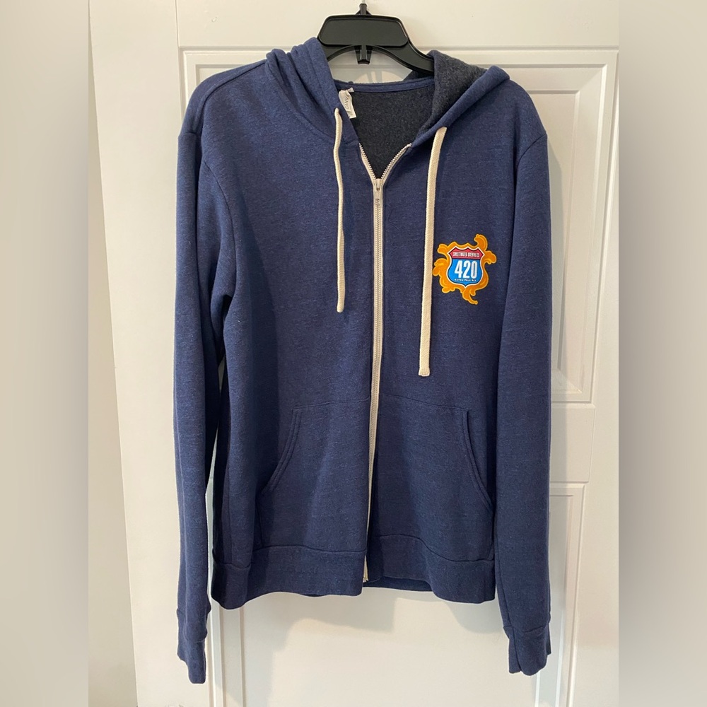 Sweetwater Brewing Company 420 Blue Zip-Up Hoodie unisex medium